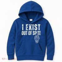 I Exist Out Of Spite Kids Hoodie thumb 0
