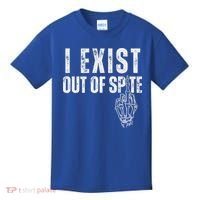 I Exist Out Of Spite Kids T-Shirt thumb 0