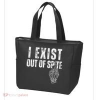 I Exist Out Of Spite Funny Dark Humor Tote Bag thumb 3
