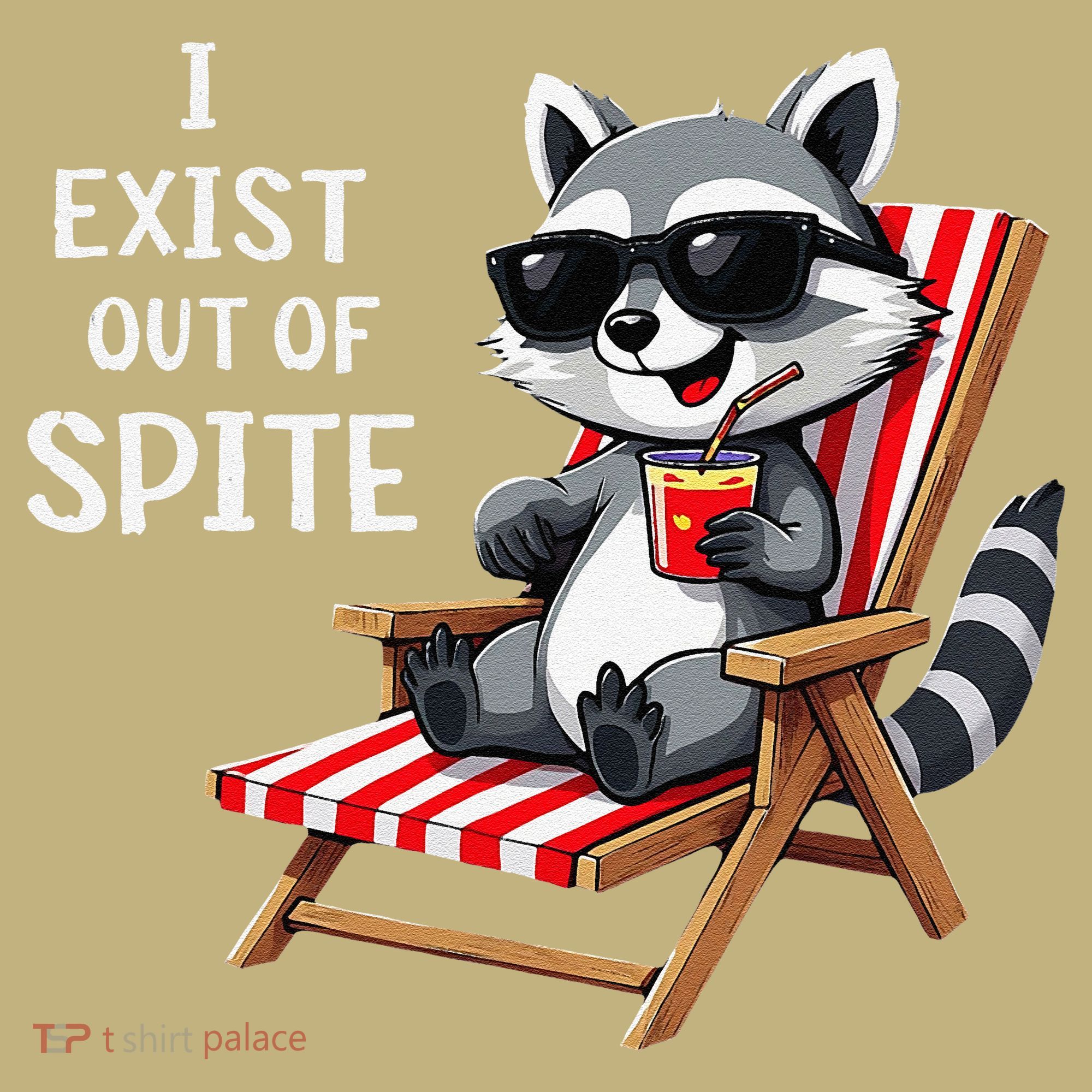 I Exist Out Of Spite Funny Raccoon Sunglasses Gift Sweatshirt
