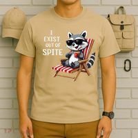 I Exist Out Of Spite Funny Raccoon Sunglasses Gift T-Shirt thumb 6