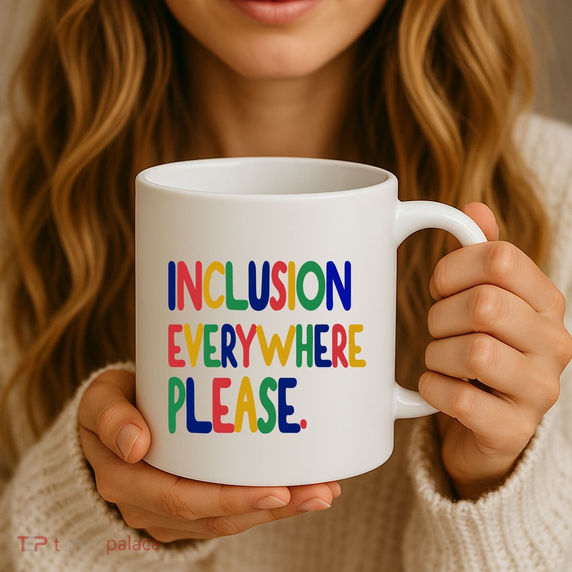 Inclusion Everywhere Please Coffee Mug