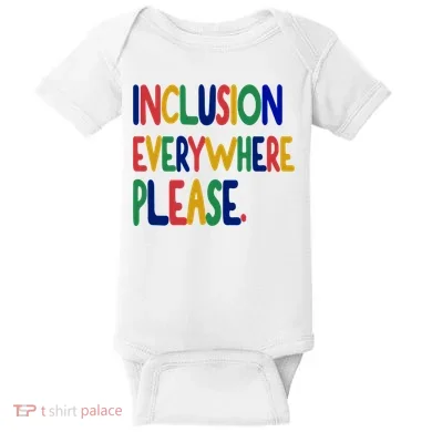 Inclusion Everywhere Please Baby Bodysuit