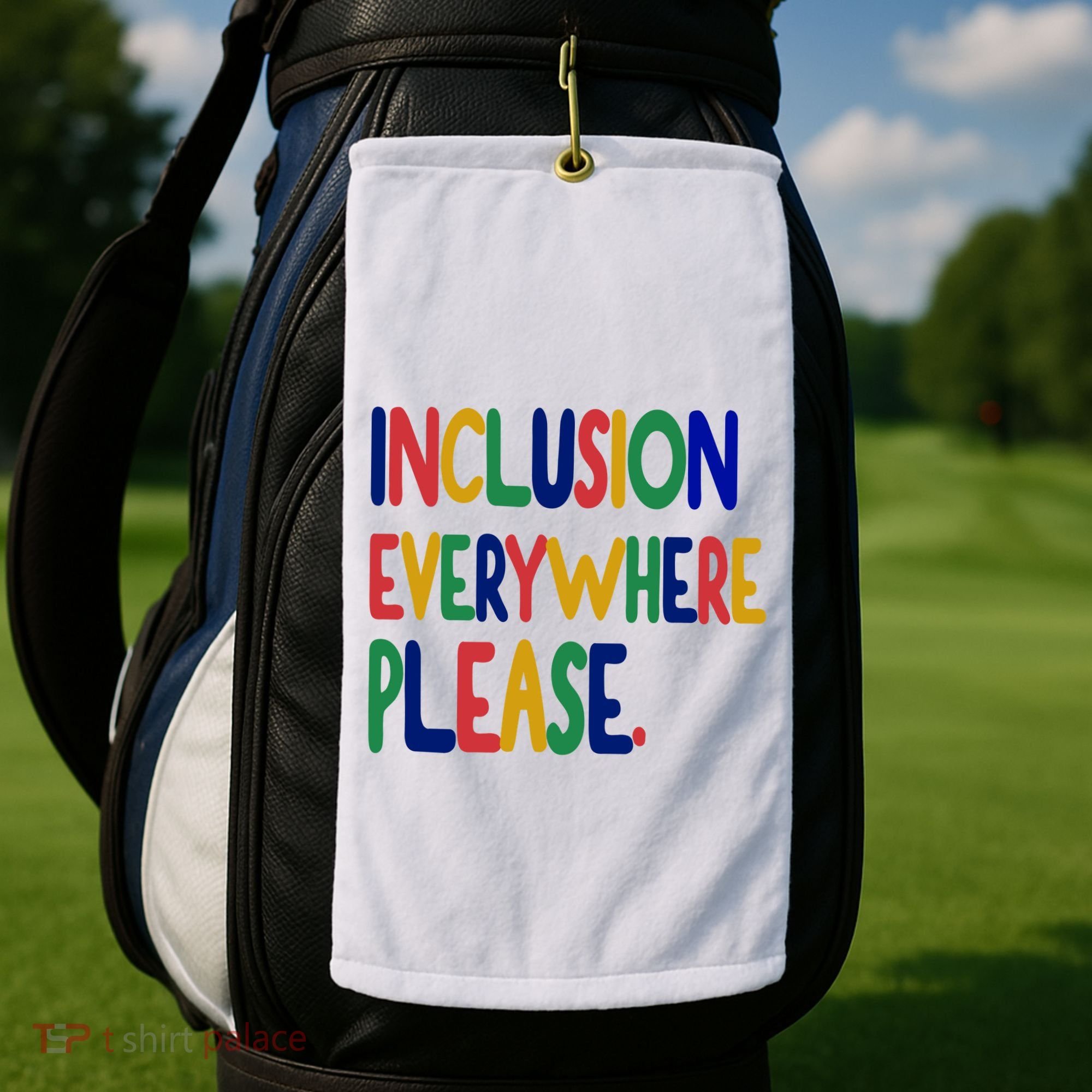 Inclusion Everywhere Please Golf Towel