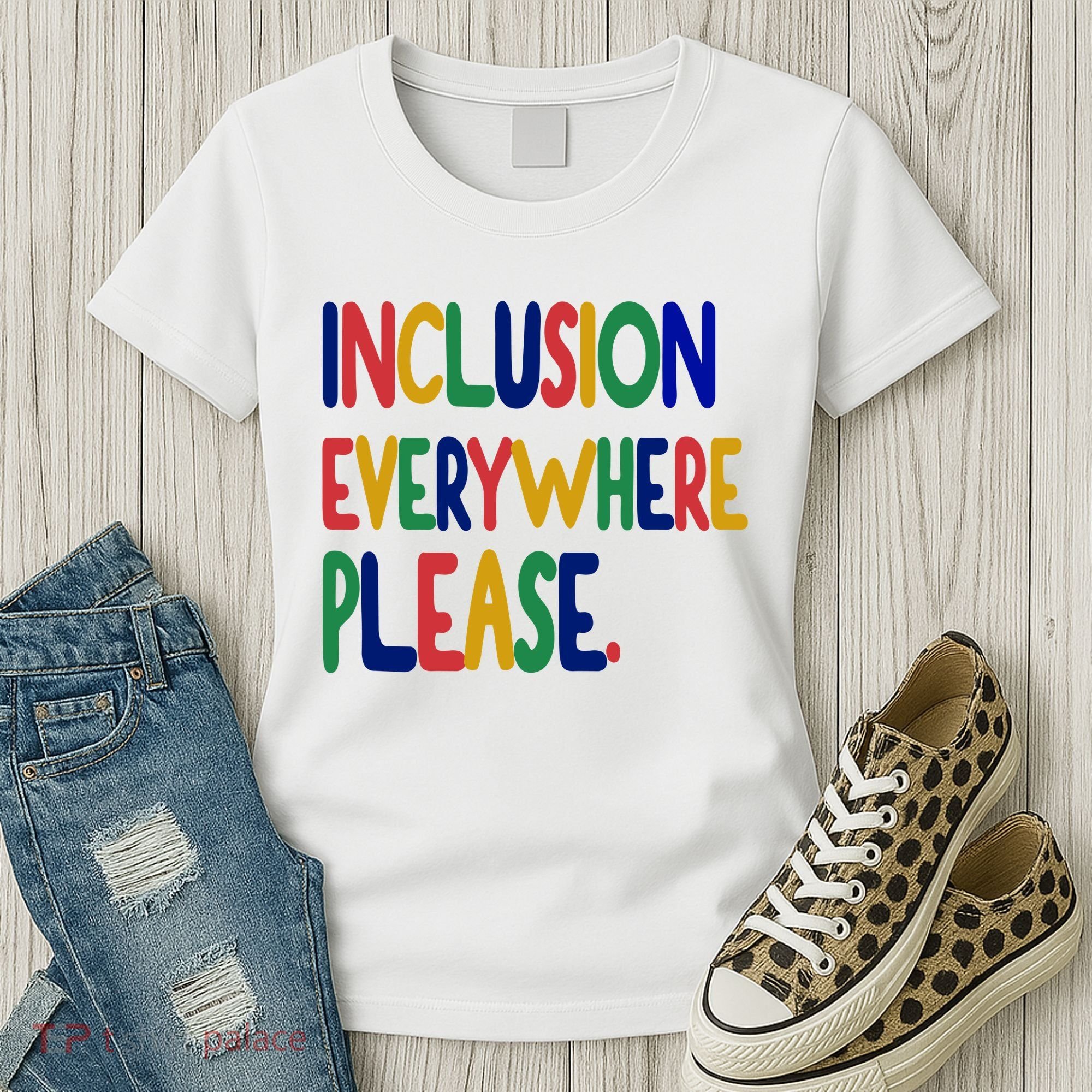Inclusion Everywhere Please Women's T-Shirt