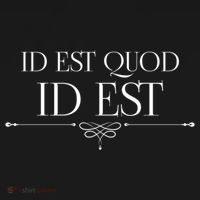 Id Est Quod Id Est It Is What It Is Ro Quote Latin Saying Gift Doggie Tank thumb 4