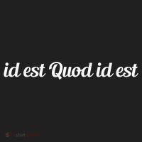 Id Est Quod Id Est Latin It Is What It Is Cool Gift Hat thumb 2