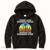 I Enjoy Romantic Walks Through The Hardware Store Craftsman Kids Hoodie thumb 0