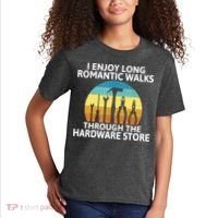 I Enjoy Romantic Walks Through The Hardware Store Craftsman Kids T-Shirt thumb 2