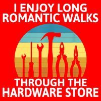 I Enjoy Romantic Walks Through The Hardware Store Craftsman Santa Hat thumb 1