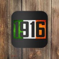 Ireland Easter Rising 1916 Irish rebellion flag tee Coaster thumb 0