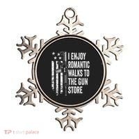 I Enjoy Romantic Walks To The Gun Store Pro Gun Owner Rights Ornament thumb 0