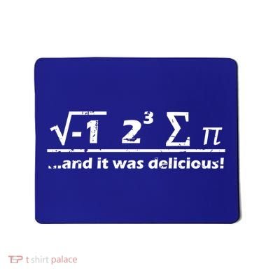 I Eight Sum Pi I Ate Some Pie And It Was Delicious Gift Mousepad