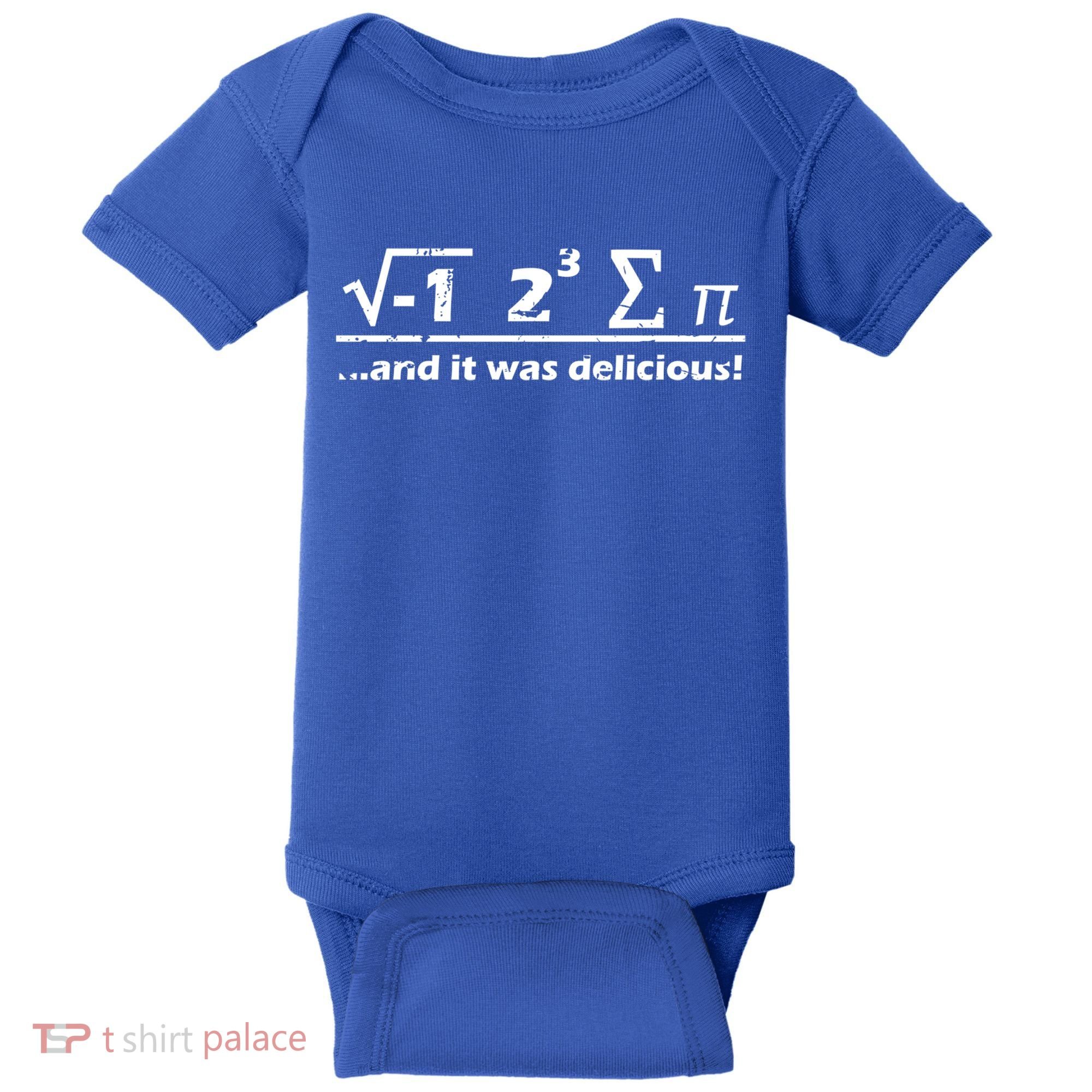 I Eight Sum Pi I Ate Some Pie And It Was Delicious Gift Baby Bodysuit