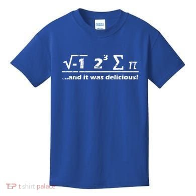 I Eight Sum Pi I Ate Some Pie And It Was Delicious Gift Kids T-Shirt