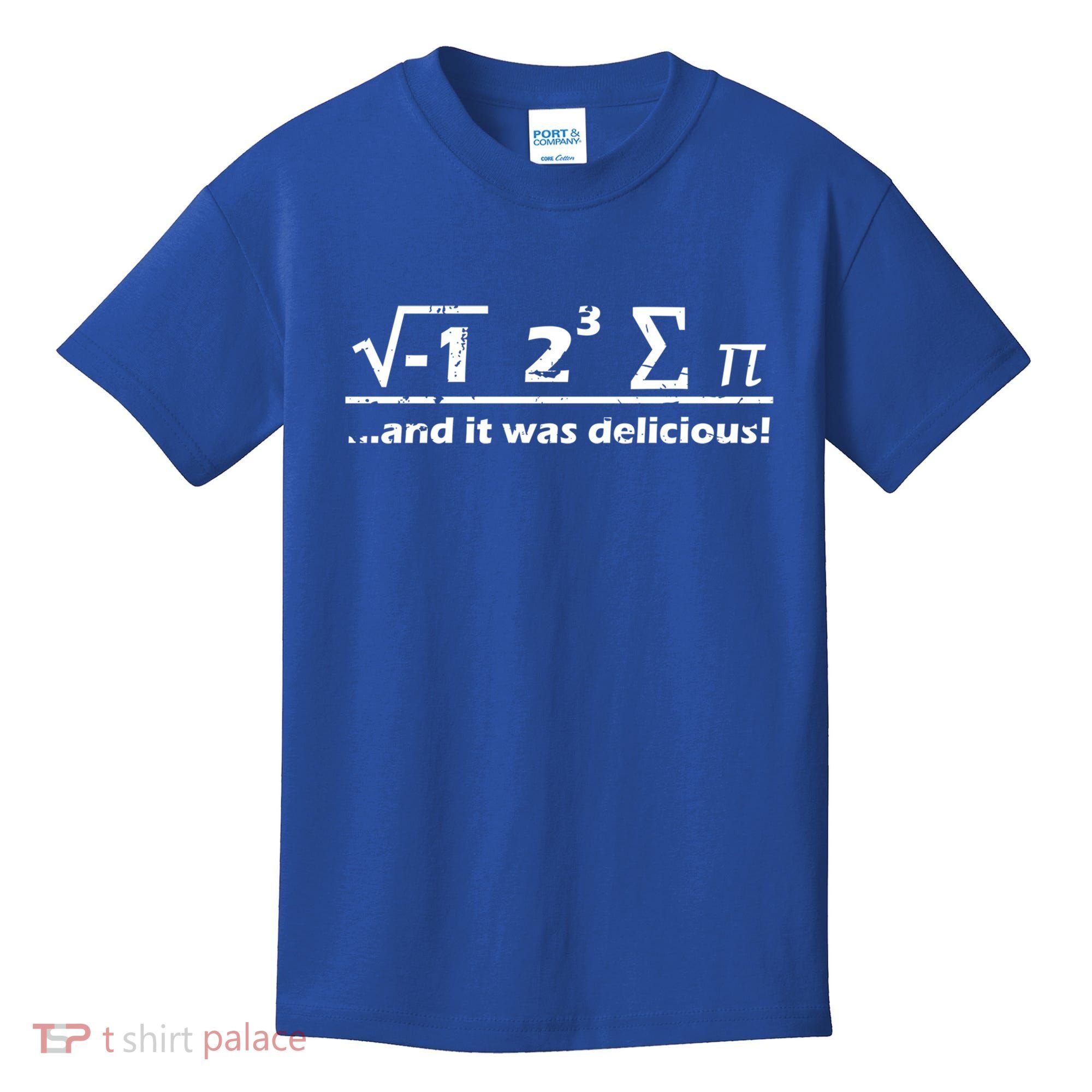 I Eight Sum Pi I Ate Some Pie And It Was Delicious Gift Kids T-Shirt