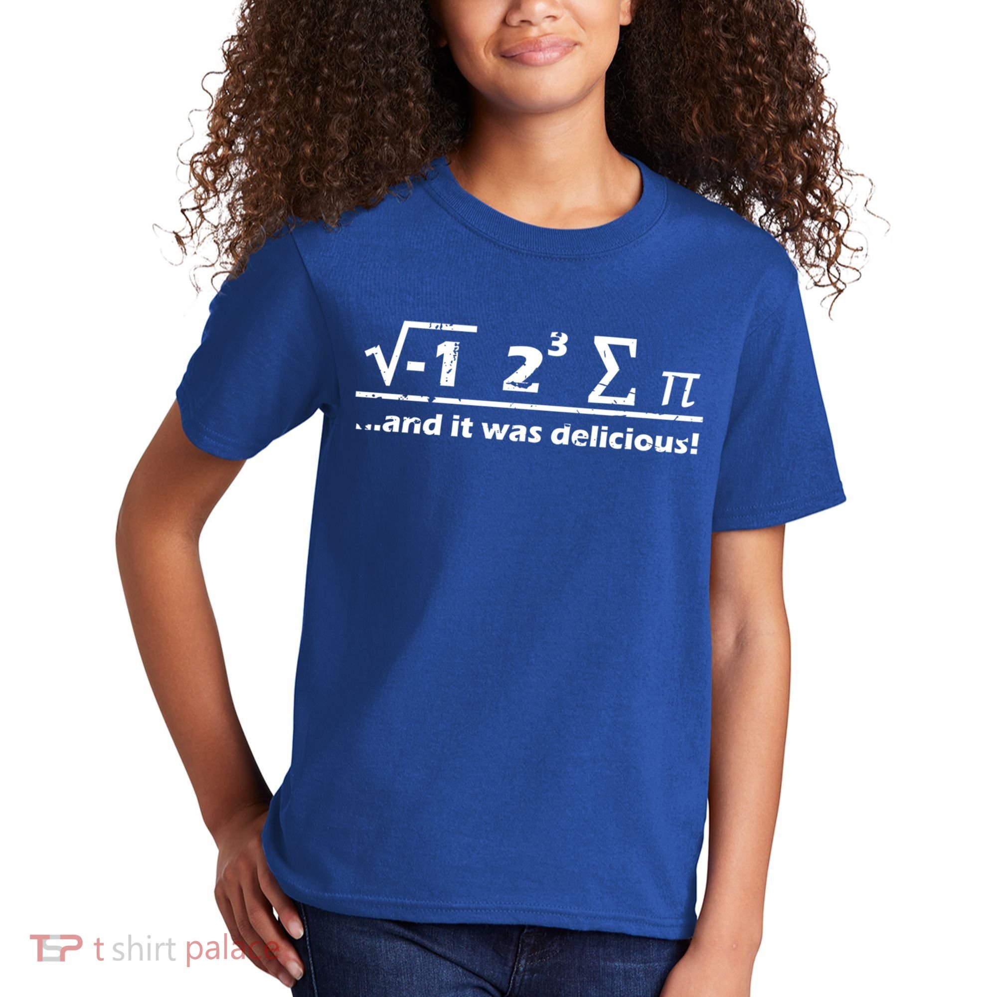 I Eight Sum Pi I Ate Some Pie And It Was Delicious Gift Kids T-Shirt