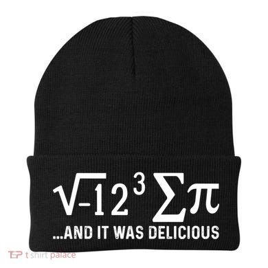 I Eight Sum Pi It Was Delicious Math Pi Funny Mathematics Great Gift Beanie