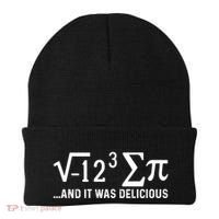 I Eight Sum Pi It Was Delicious Math Pi Funny Mathematics Great Gift Beanie thumb 0