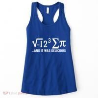 I Eight Sum Pi It Was Delicious Math Pi Funny Mathematics Great Gift Women's Tank Top thumb 0