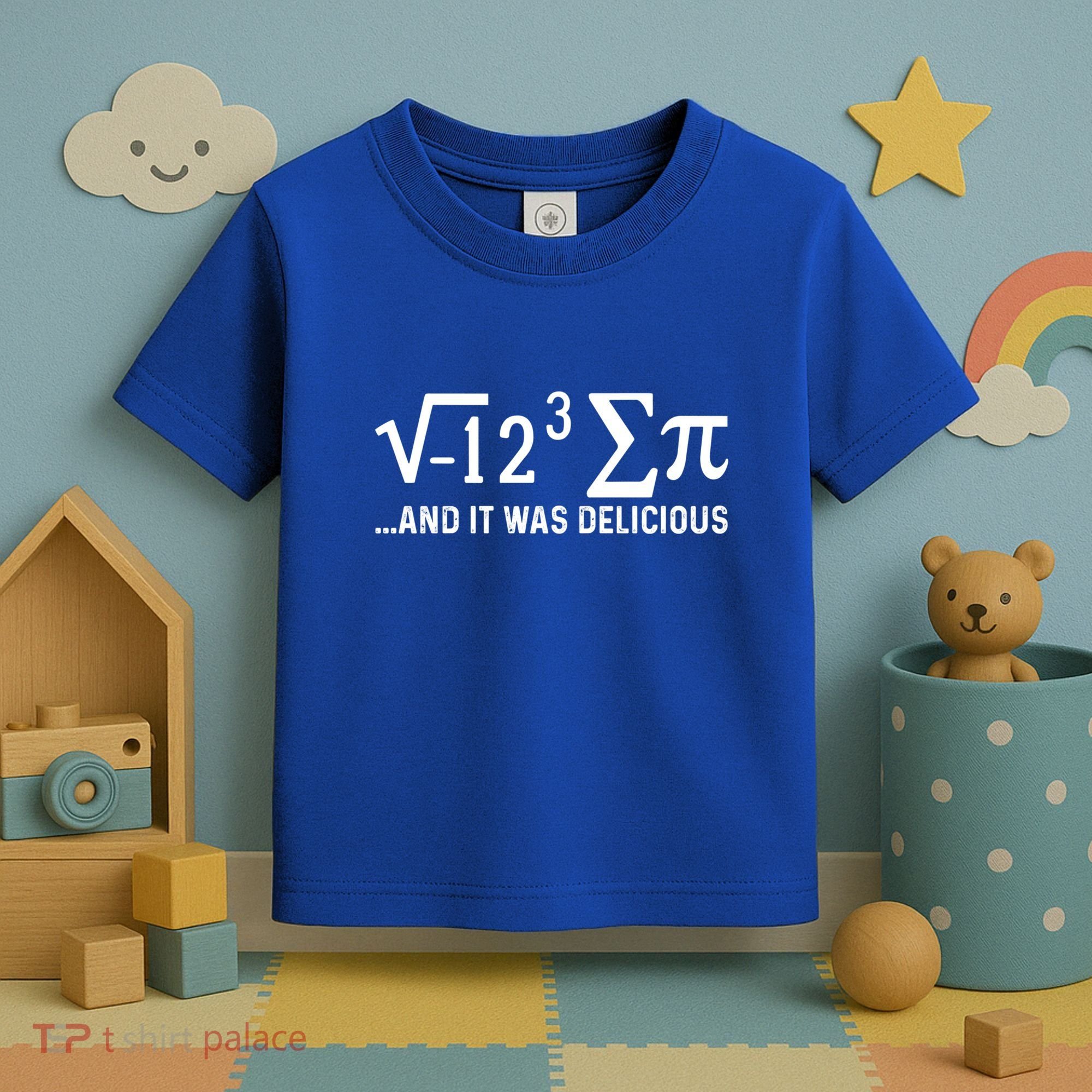 I Eight Sum Pi It Was Delicious Math Pi Funny Mathematics Great Gift Toddler T-Shirt