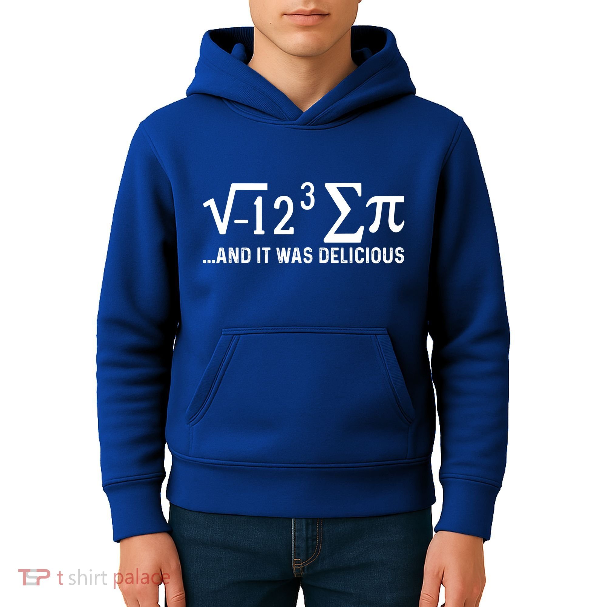 I Eight Sum Pi It Was Delicious Math Pi Funny Mathematics Great Gift Kids Hoodie