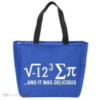 I Eight Sum Pi It Was Delicious Math Pi Funny Mathematics Great Gift Tote Bag thumb 0