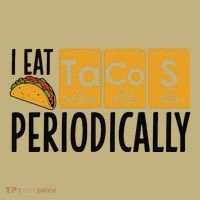 I Eat Tacos Periodically Science Taco Food Pun Taco Lovers Mousepad thumb 1