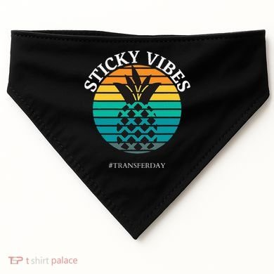 Ivf Embryo Transfer Day Pineapple USA-Made Doggie Bandana