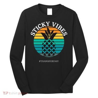Ivf Embryo Transfer Day Pineapple Long Sleeve Shirt