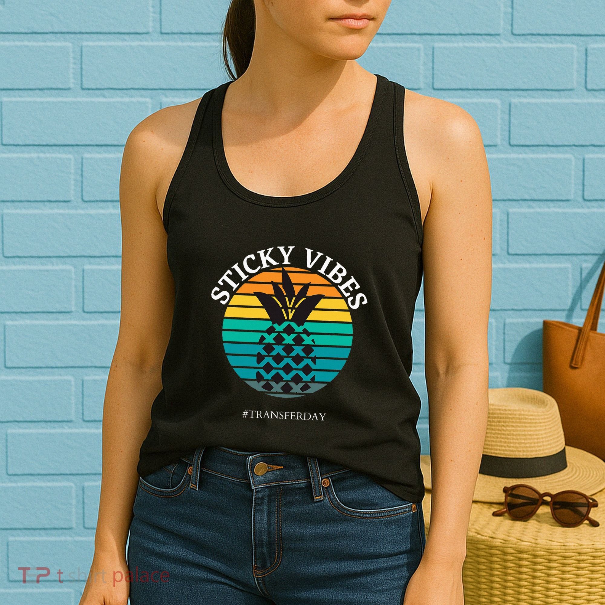 Ivf Embryo Transfer Day Pineapple Women's Tank Top