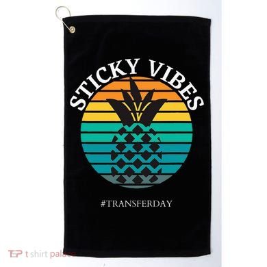 Ivf Embryo Transfer Day Pineapple Golf Towel