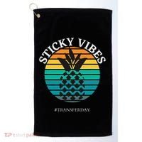 Ivf Embryo Transfer Day Pineapple Golf Towel thumb 0