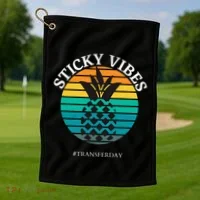 Ivf Embryo Transfer Day Pineapple Golf Towel thumb 1