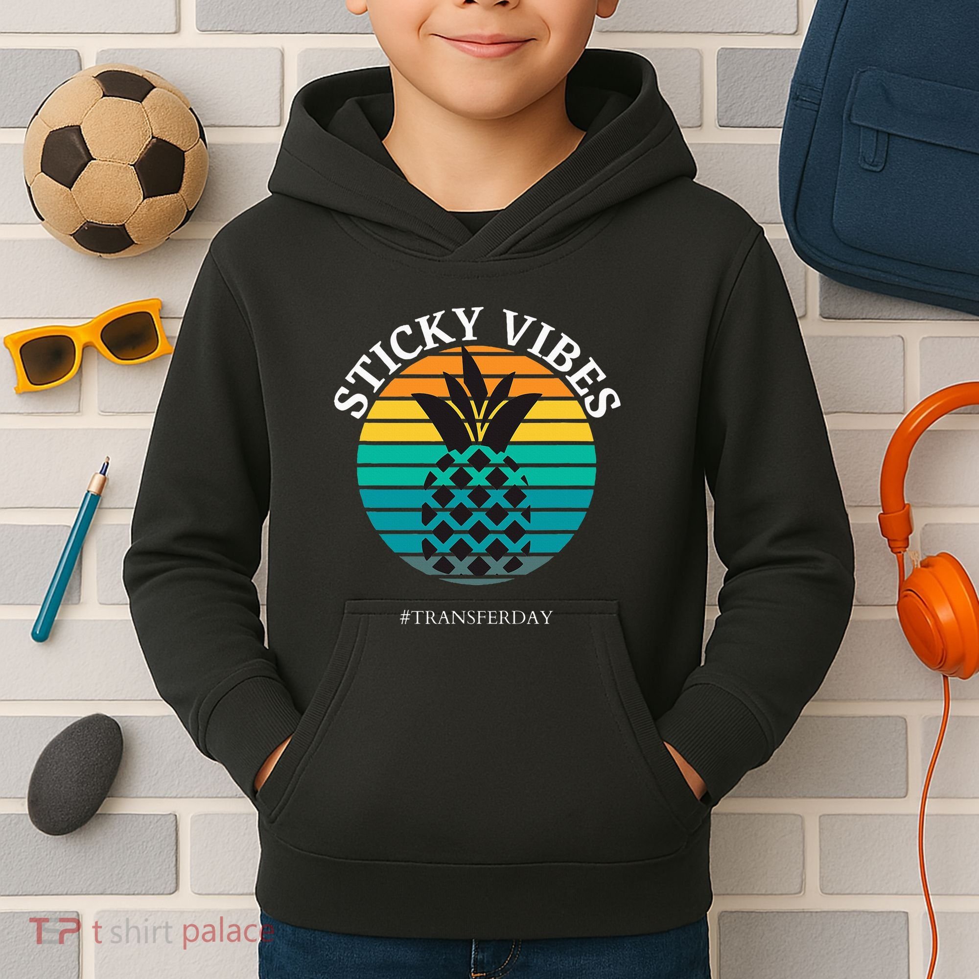 Ivf Embryo Transfer Day Pineapple Kids Hoodie