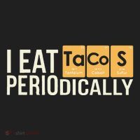 I Eat Tacos Periodically Science Taco Food Pun Taco Lovers Beanie thumb 2
