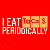 I Eat Tacos Periodically Science Taco Food Pun Taco Lovers Santa Hat thumb 1