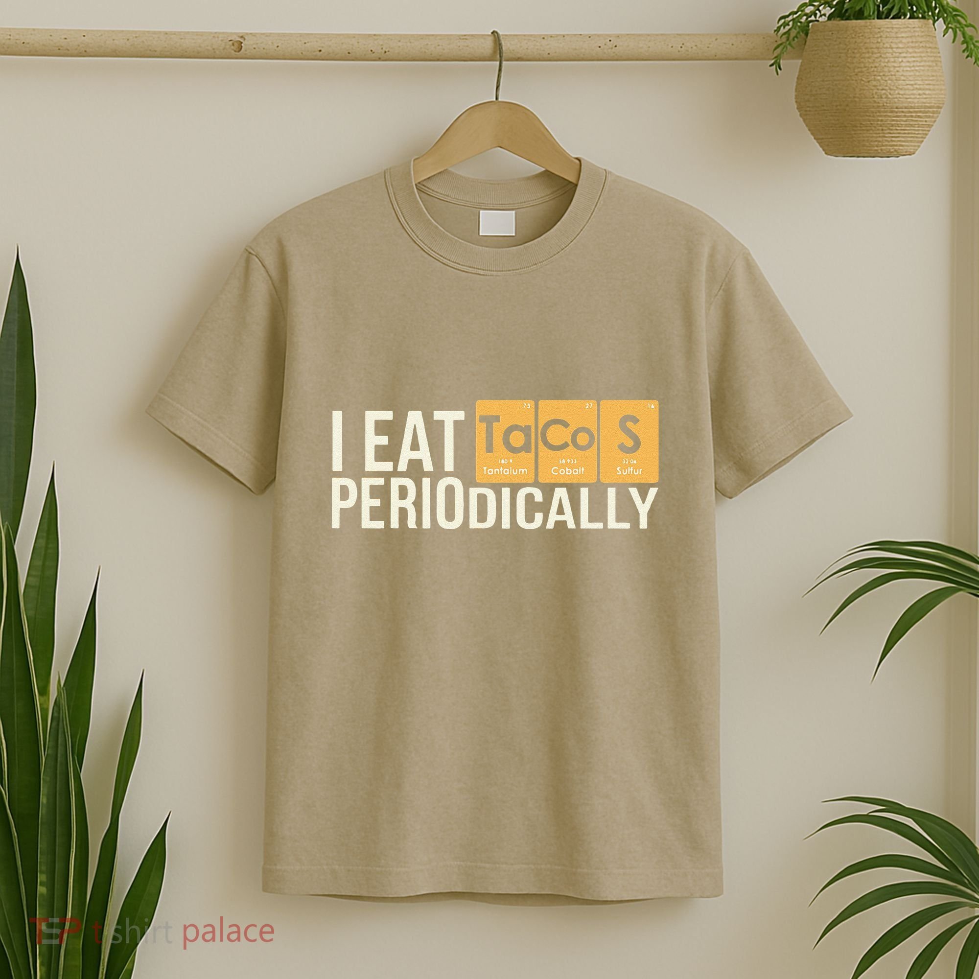 I Eat Tacos Periodically Science Taco Food Pun Taco Lovers T-Shirt