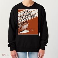 I Exist Without My Consent Frog Women's Sweatshirt thumb 0