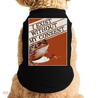 I Exist Without My Consent Frog Doggie Tank thumb 0