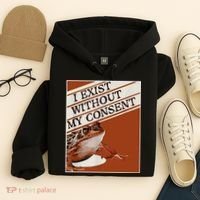 I Exist Without My Consent Frog Hoodie thumb 4