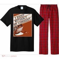 I Exist Without My Consent Frog Pajama Set thumb 0