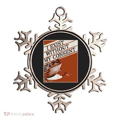 I Exist Without My Consent Frog Ornament