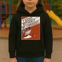 I Exist Without My Consent Frog Kids Hoodie thumb 3