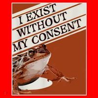 I Exist Without My Consent Frog Santa Hat thumb 1