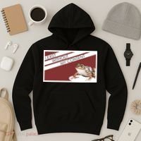 I Exist Without My Consent Funny Meme Frog Hoodie thumb 3