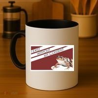 I Exist Without My Consent Funny Meme Frog Coffee Mug thumb 4