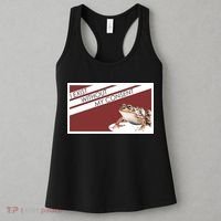 I Exist Without My Consent Funny Meme Frog Women's Tank Top thumb 3