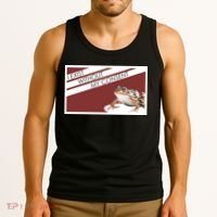 I Exist Without My Consent Funny Meme Frog Tank Top thumb 3