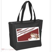 I Exist Without My Consent Funny Meme Frog Tote Bag thumb 2